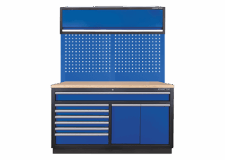 KING TONY - Mobiliario de taller individual - color azul