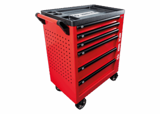 KING TONY - Carro taller 6 cajones - Rojo