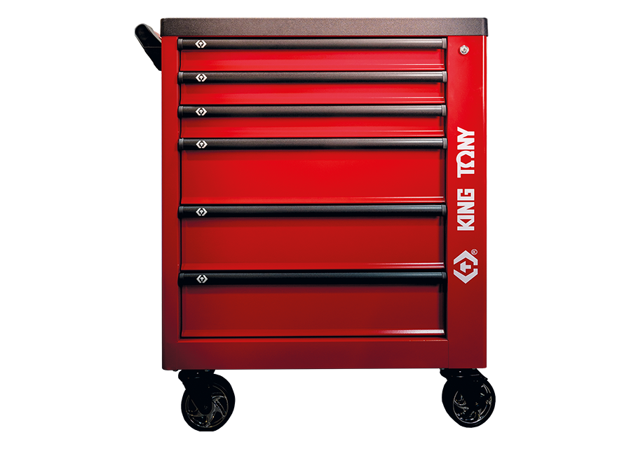 KING TONY - Carro taller 6 cajones - Rojo - Imagen 4