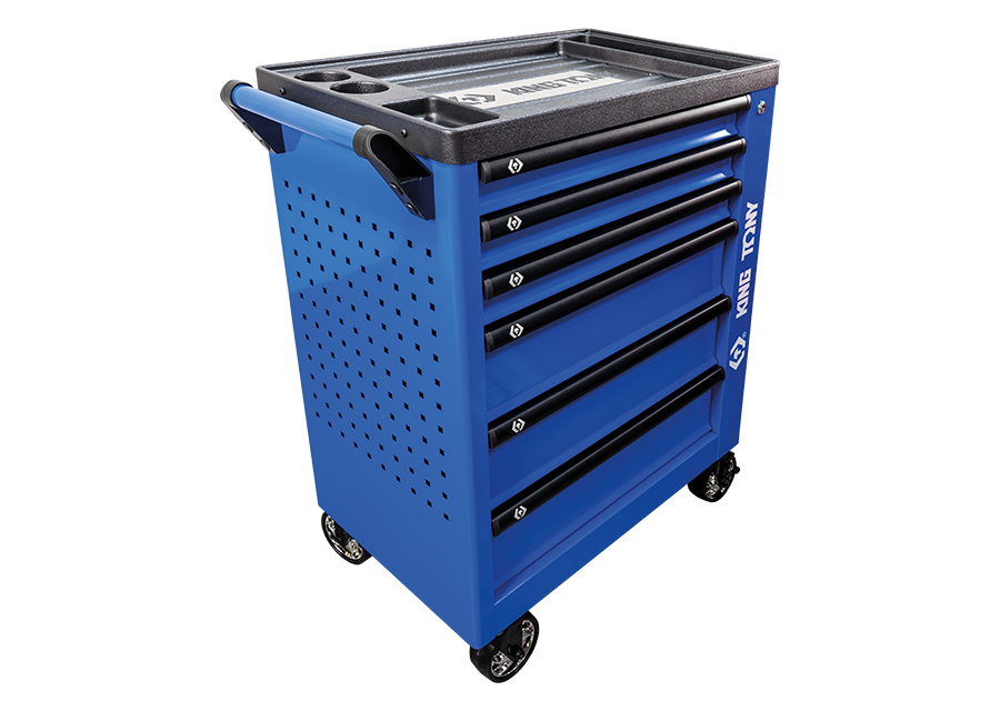 KING TONY - Carro taller 6 cajones - Azul