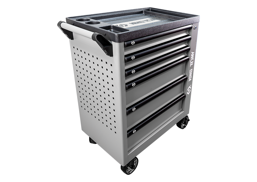 KING TONY - Carro taller 6 cajones - Gris