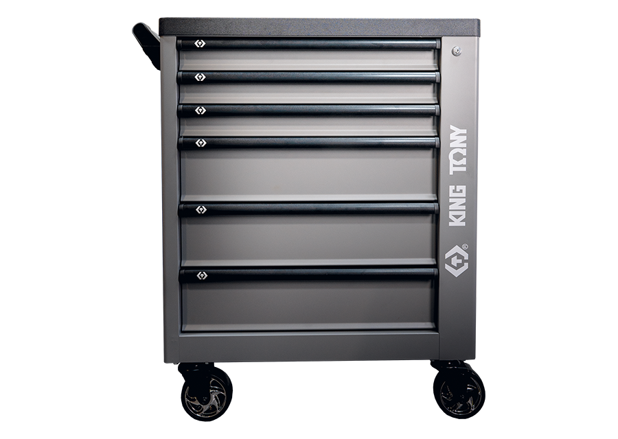 KING TONY - Carro taller 6 cajones - Gris - Imagen 4