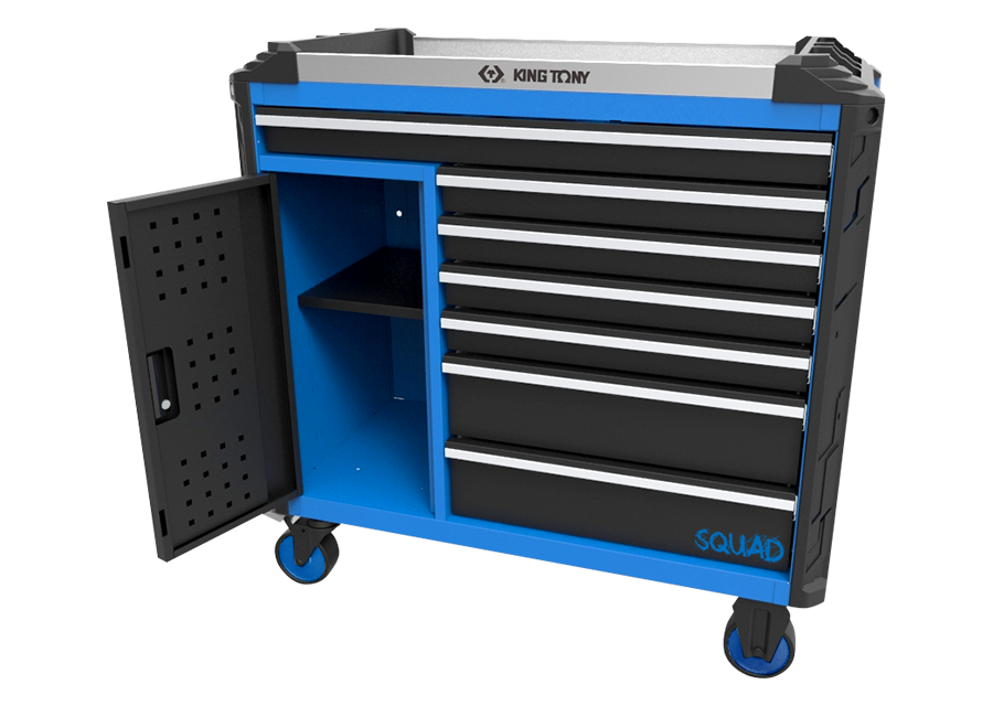 KING TONY - Carro taller 7 cajones + 1 puerta SQUAD DX - Imagen 2