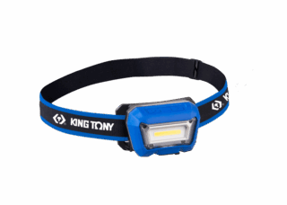 KING TONY - Linterna frontal recargable LED 3W
