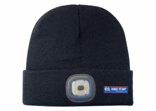 KING TONY - Gorro con lámpara frontal LED integrada
