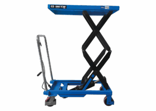 KING TONY - Mesa elevadora manual 350kgs tijera doble