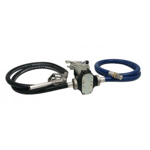 FAHERMA - Bomba trasvase gasoil a batería 12 v 80 l con accesorios