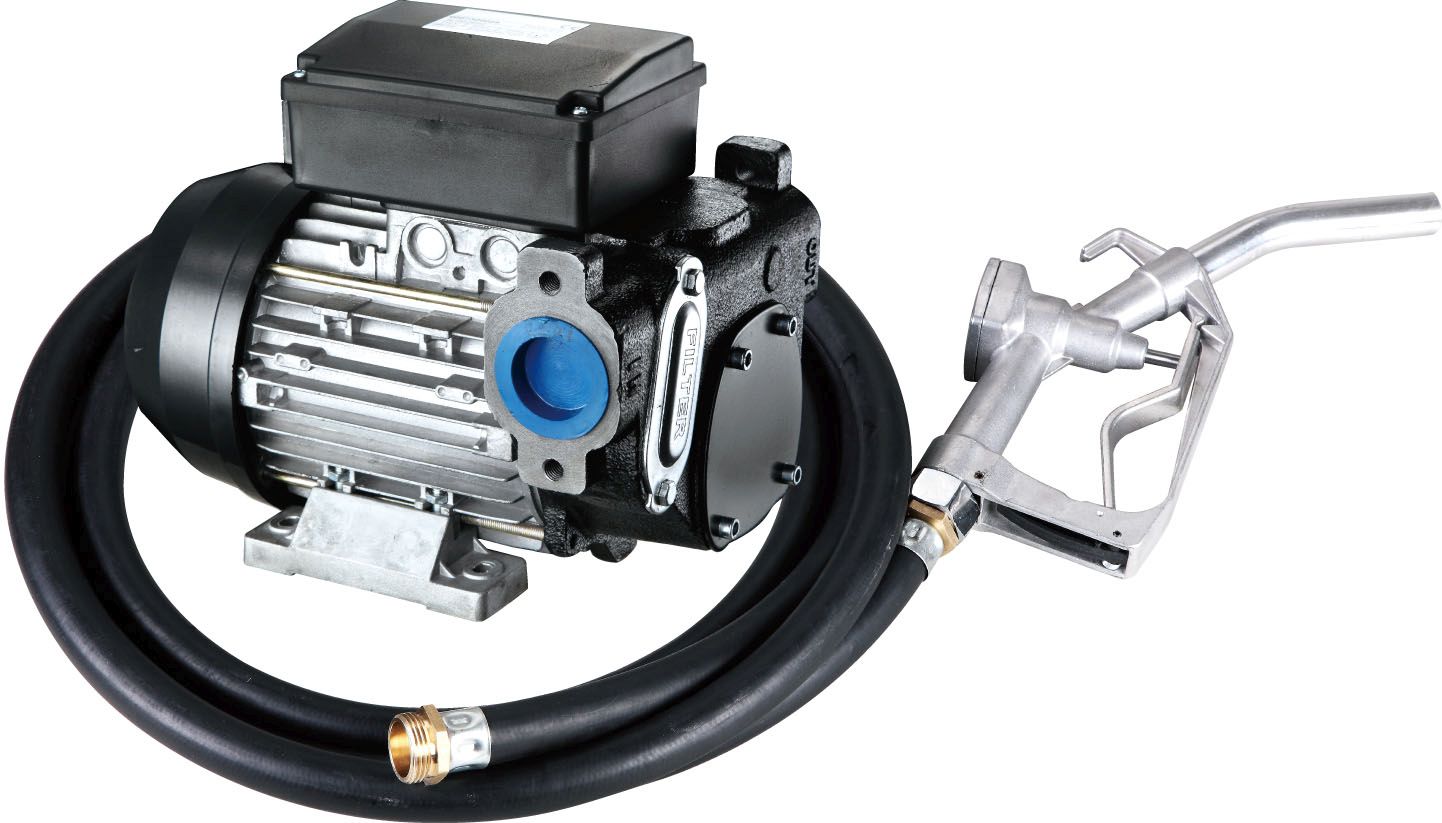 FAHERMA - Bomba trasvase gasoil electrica 220 v 50 l con accesorios