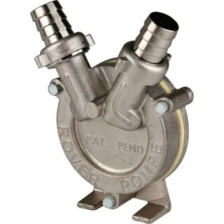 FAHERMA - Bomba para taladro en acero inoxidable racor ø 20 1500 l/h