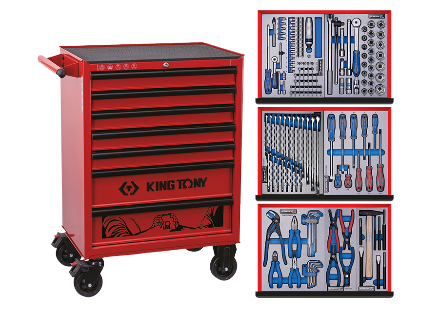 KING TONY - CARRO EDICION 40 ANIVERSARIO + 179 HERRAMIENTAS