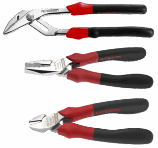 FACOM - FACOM Juego de 3 alicates - Multitoma - Universal - Corte