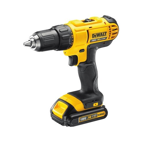DEWALT - DEWALT TALADRO ATORNILLADOR XR 18V 13MM 42NM CON 2 BATERÍAS LI-ION 1,3AH Y MALETÍN