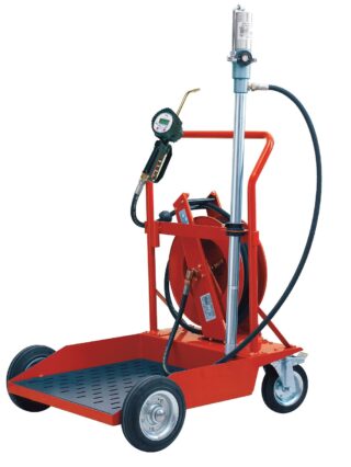 FAHERMA - Equipo neumático de aceite con enroll.15m móvil-Bidón 200 l