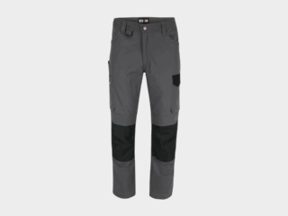 Herock - PANTALÓN DERO - 64 GRIS ANTRACITA/NEGRO  98% algodón - 2% elastano 275 g/m² - Tejido de refuerzo: 100% poliéster Oxford 600D Repelente al agua