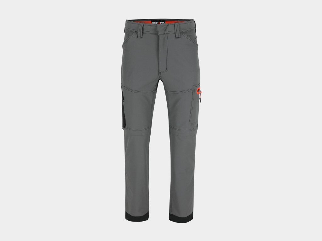 Herock - PANTALÓN TORNADO - 56 GRIS ANTRACITA 91% poliamida - 9% elastano 205 g/m² - Elástico en 4 direcciones 93% poliamida - 7% elastano - Refuerzo 100% poliamida