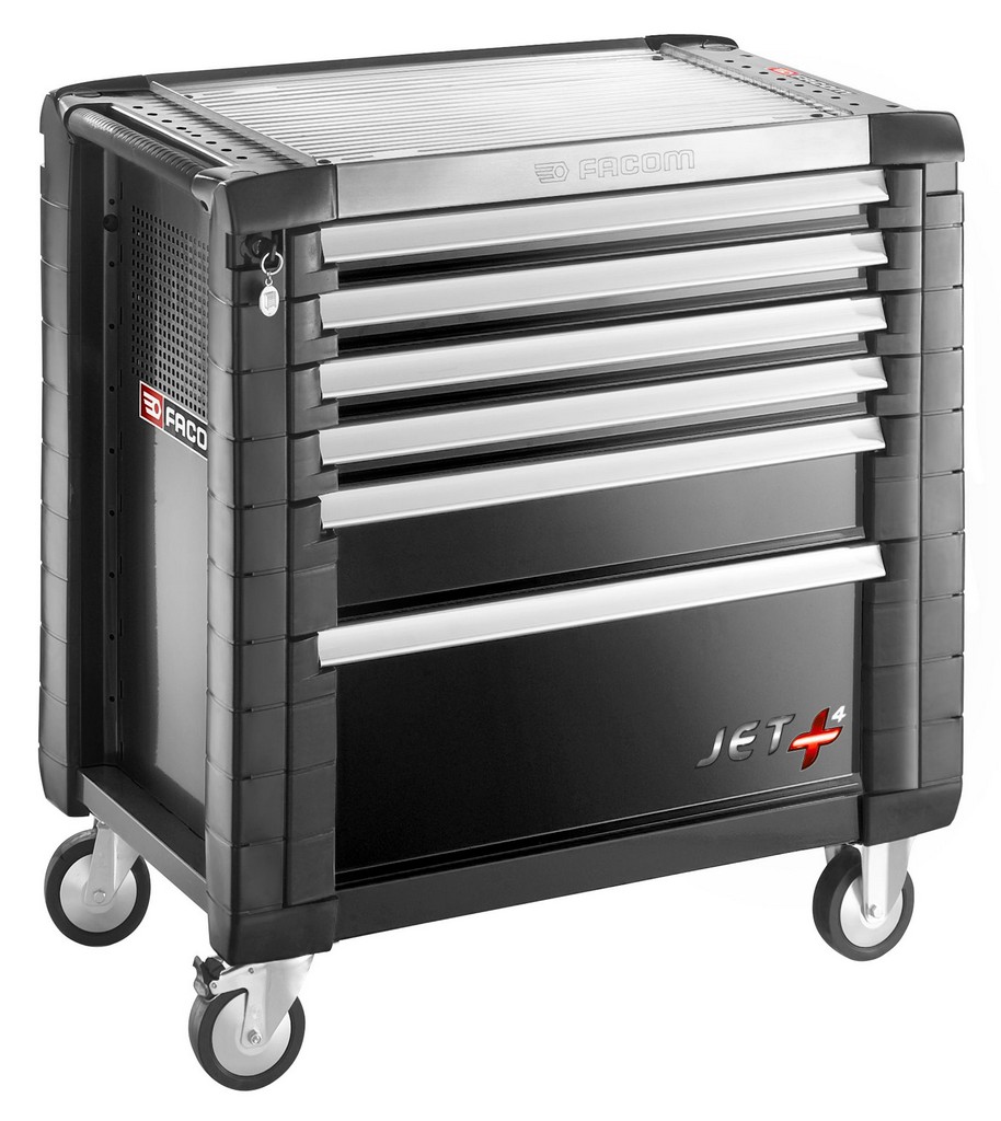FACOM - CARRO JETM4 - 6 CAJONES - NEGRO FACOM