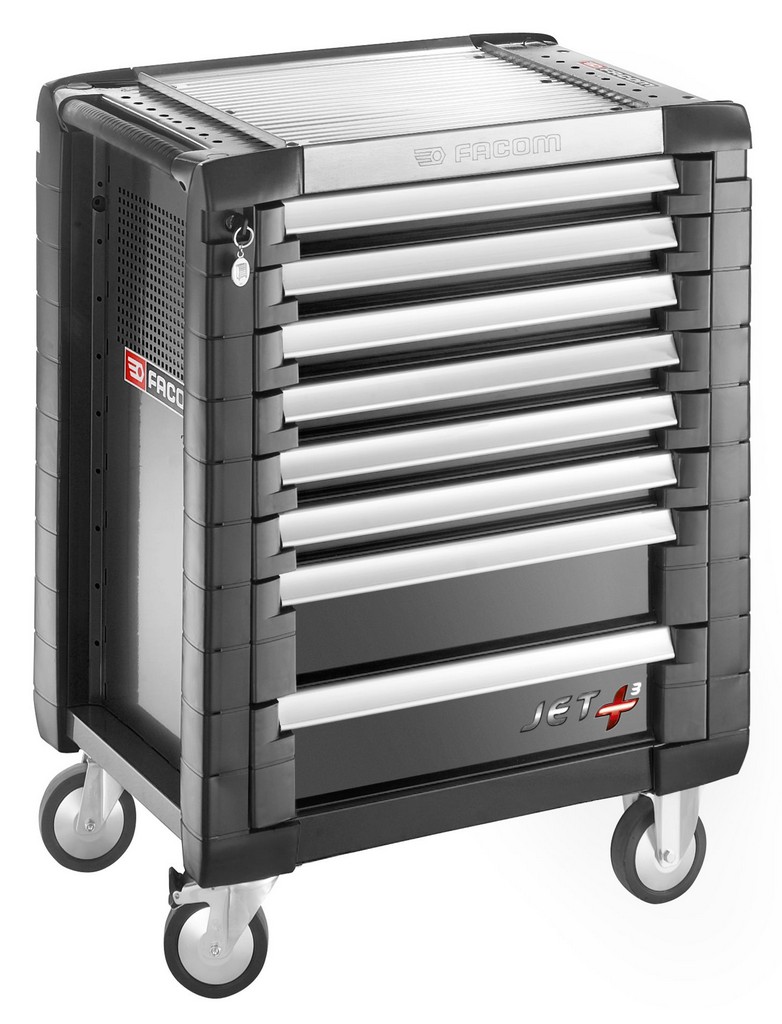 FACOM - CARRO JETM3 - 8 CAJONES - NEGRO FACOM