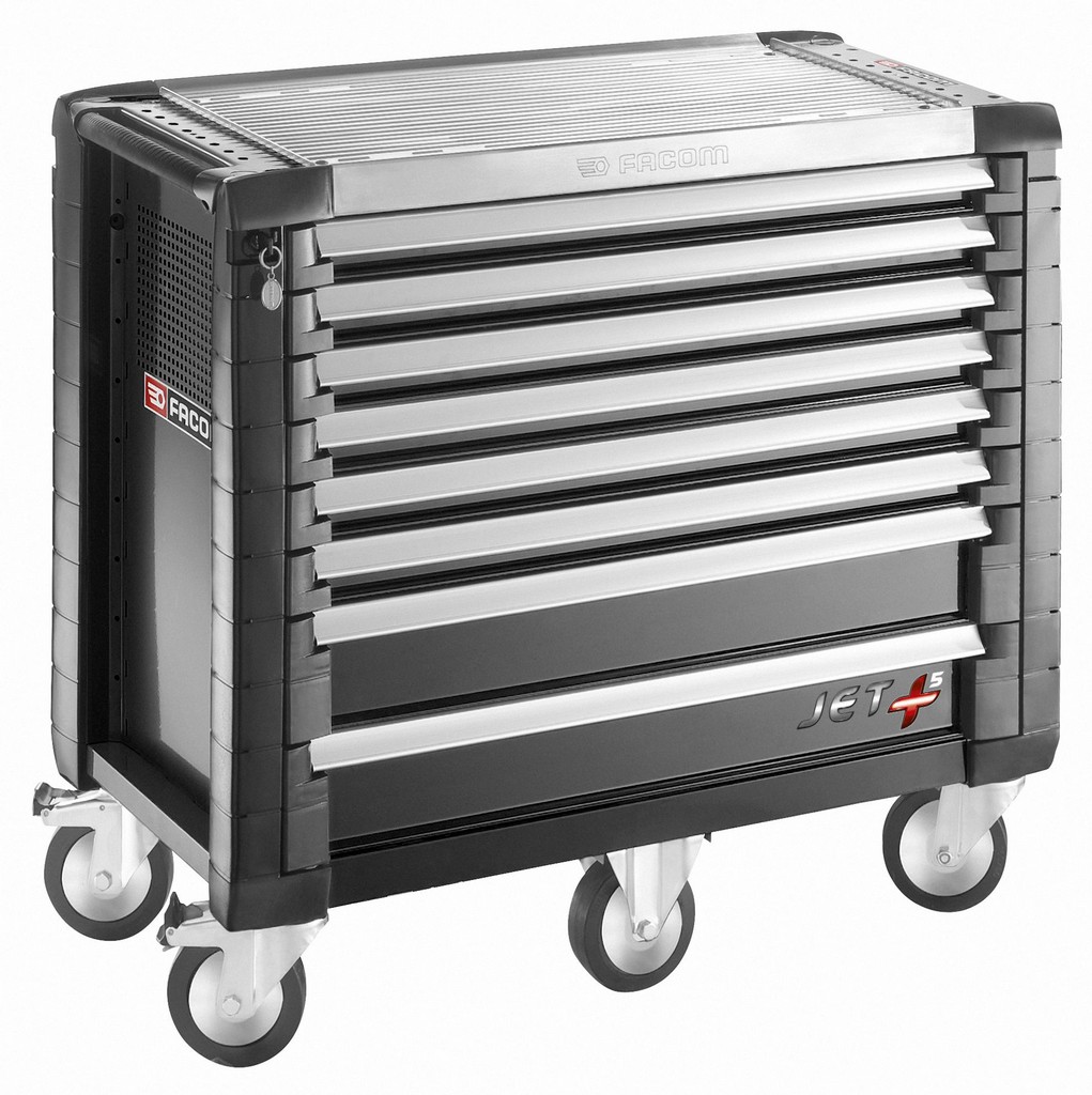 FACOM - CARRO JETM5 - 8 CAJONES - NEGRO FACOM