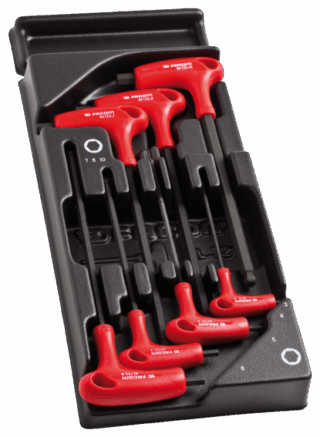 FACOM - FACOM 7 LLAVES MACHO HEX EN T