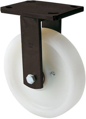 ALEX - RUEDA FIJA 17HLB250H-FTB NYLON BLANCO EXTRAFUERTE EJE BOLAS