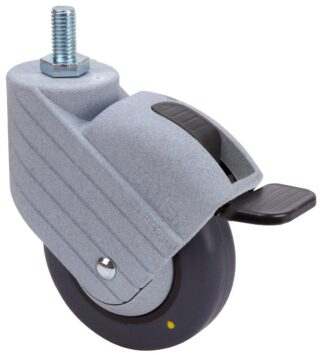 ALEX - RUEDA GIRATORIA.ESP.ROSC.M10x20 FR 50HPCFN80CP-PGIC POLIAMIX-GOM.GR.ANTIES.LIS