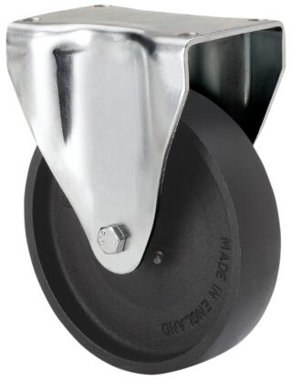 ALEX - RUEDA F.d.200 PTNA.165x112 LISO ACERO