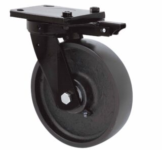 ALEX - RUEDA GIRATORIA.PLACA MEC.DIR.10HLBMD250H-CIB HIERRO FUNDIDO EJE BOLAS