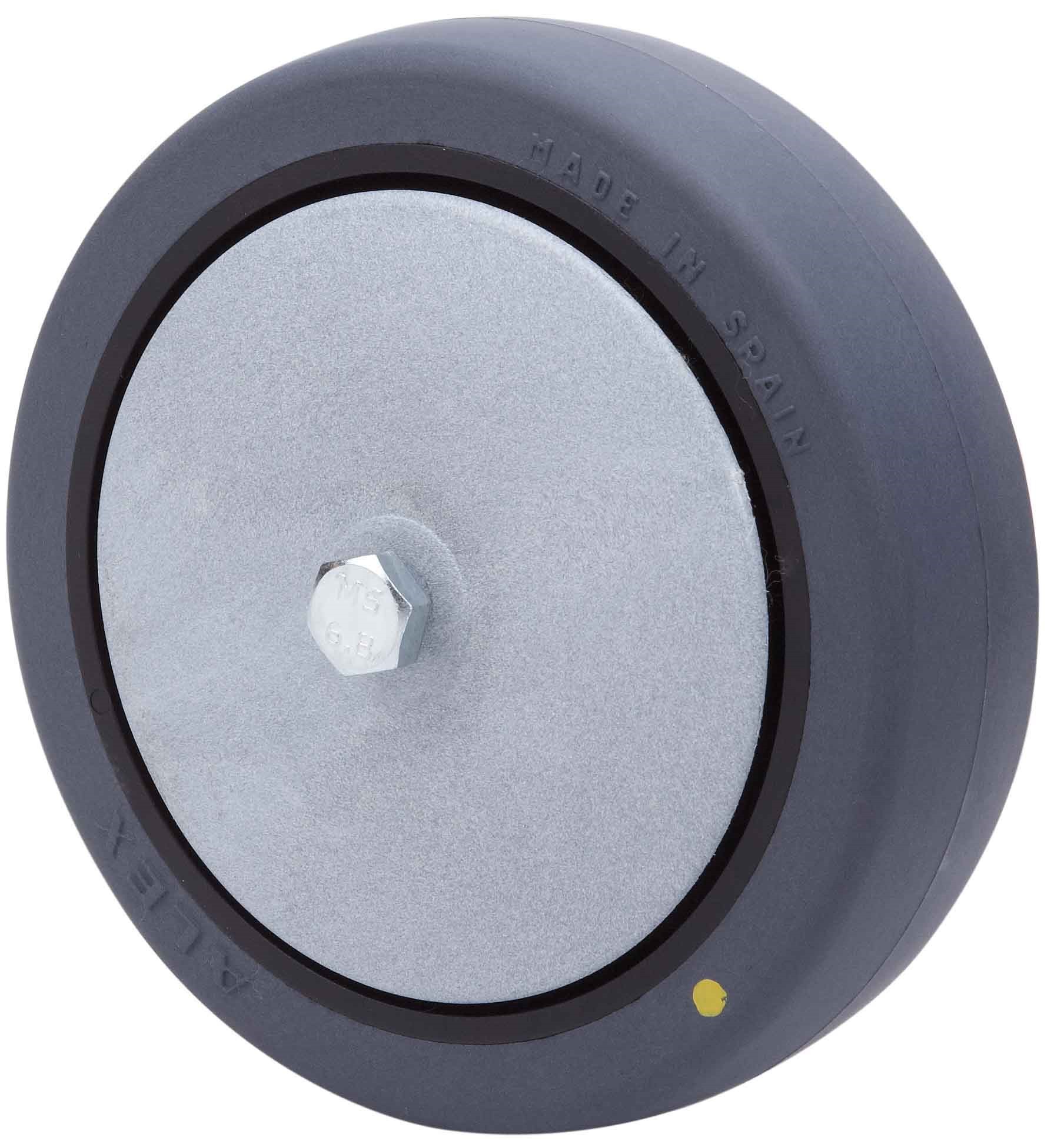 ALEX - RUEDA PGCSB125CP-8-36 NUCLEO POLIP.Y BANDA POLIUR.GRIS CONDUC.BOLAS