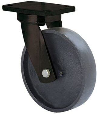 ALEX - RUEDA GIRATORIA.PLACA 10HLB250E-CIB HIERRO FUNDIDO EJE BOLAS