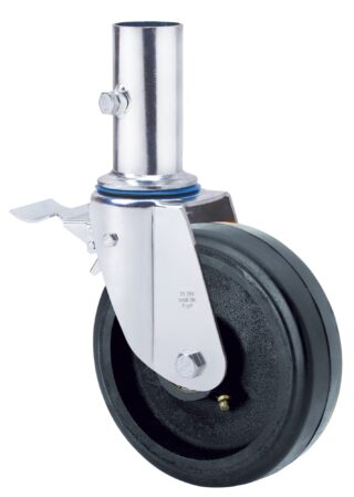 ALEX - RUEDA GRI.FRENO d.200 ESPIGA 120mm GOMA