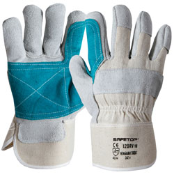 SAFETOP - PAR DE GUANTES SERRAJE C/REFUERZO EN PALMA T-10