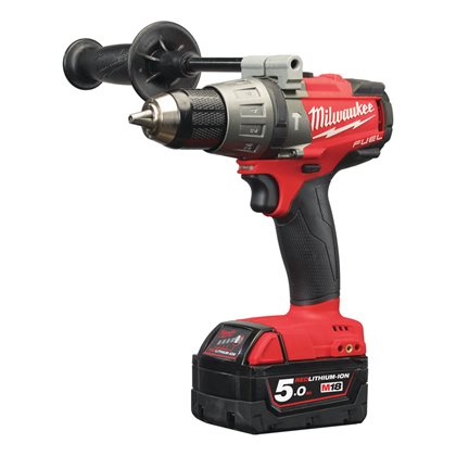 MILWAUKEE - MILWAUKEE M18FPD-502X Taladro percutor M18 FUEL SIN ESCOBILLAS,135Nm Red Lithium 5,0Ah - Imagen 2