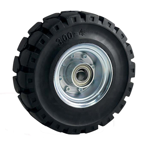 GAYNER - Rueda chapa/goma superelastica d.306 306 ESB6