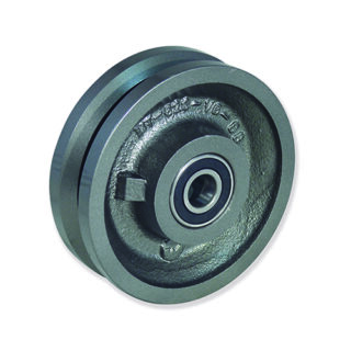 GAYNER - Rueda d.150 fundicion perfil V 150 HRVB6