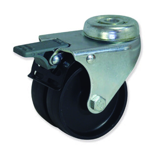 GAYNER - Rotante girt. doble d.075 Plastico con freno BDTG2 075 PLL2-FD