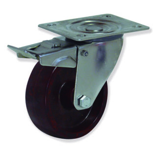 GAYNER - Rotante inox girt d.100 Termofort con freno MIPG4 100 TTT4-FD