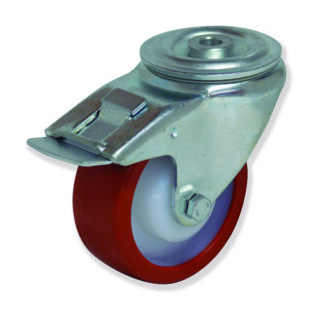 GAYNER - Rotante girt d.100 Poliuretano con freno FTG4 100 NPB5-FD