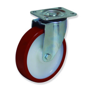 GAYNER - Rotante inox girt d.200 Poliuretano KIPG5 200 NPX5