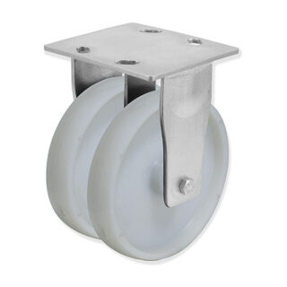 GAYNER - Rotante doble fijo d.200 Nylon QDPF6 200 NYB6