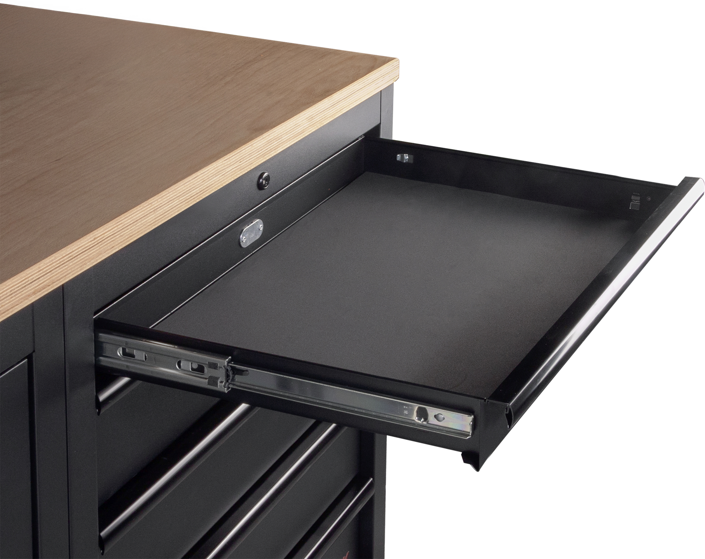 KRAFTWERK - MOBILIO-EX BLK Mueble modular 4 elementos, 2 Puertas, Encimera Haya - Imagen 11