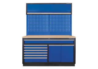 KING TONY - Mobiliario de taller individual - color azul