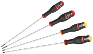 FACOM - FACOM Juego de 4 destornilladores - Hoja extralarga