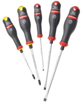 FACOM - FACOM Juego de 5 destornilladores con zona de golpe