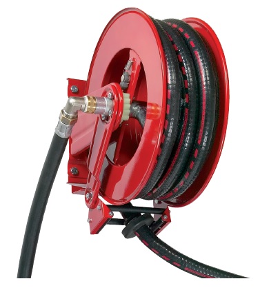 FAHERMA - Enrollador con soporte y manguera de 10m.
