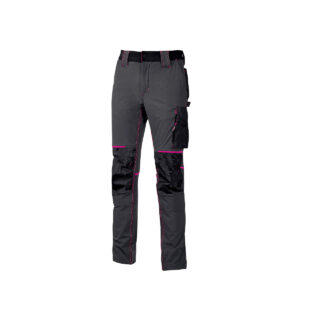 U-POWER - PANTALON U-POWER ATOM LADY Grey Fucsia                   T-XS