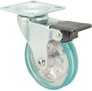 ALEX - RUEDA 10RDFN75-219 DBL.ARO PU VD.FRENO