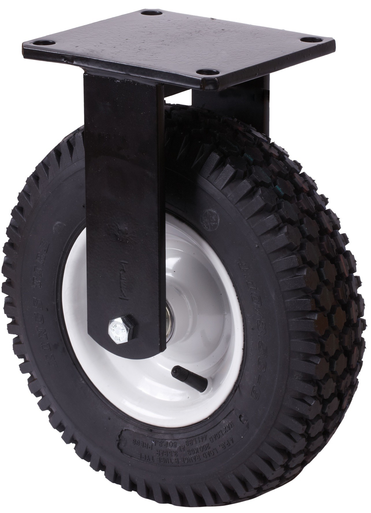 ALEX - RUEDA FIJA 17HLBI400-RITB METALICO-NEUMATICA EJE BOLAS