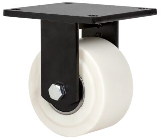 ALEX - RUEDA FIJA (ANCHA) 17HLB150A-NFB NYLON FUNDIDO EJE BOLAS