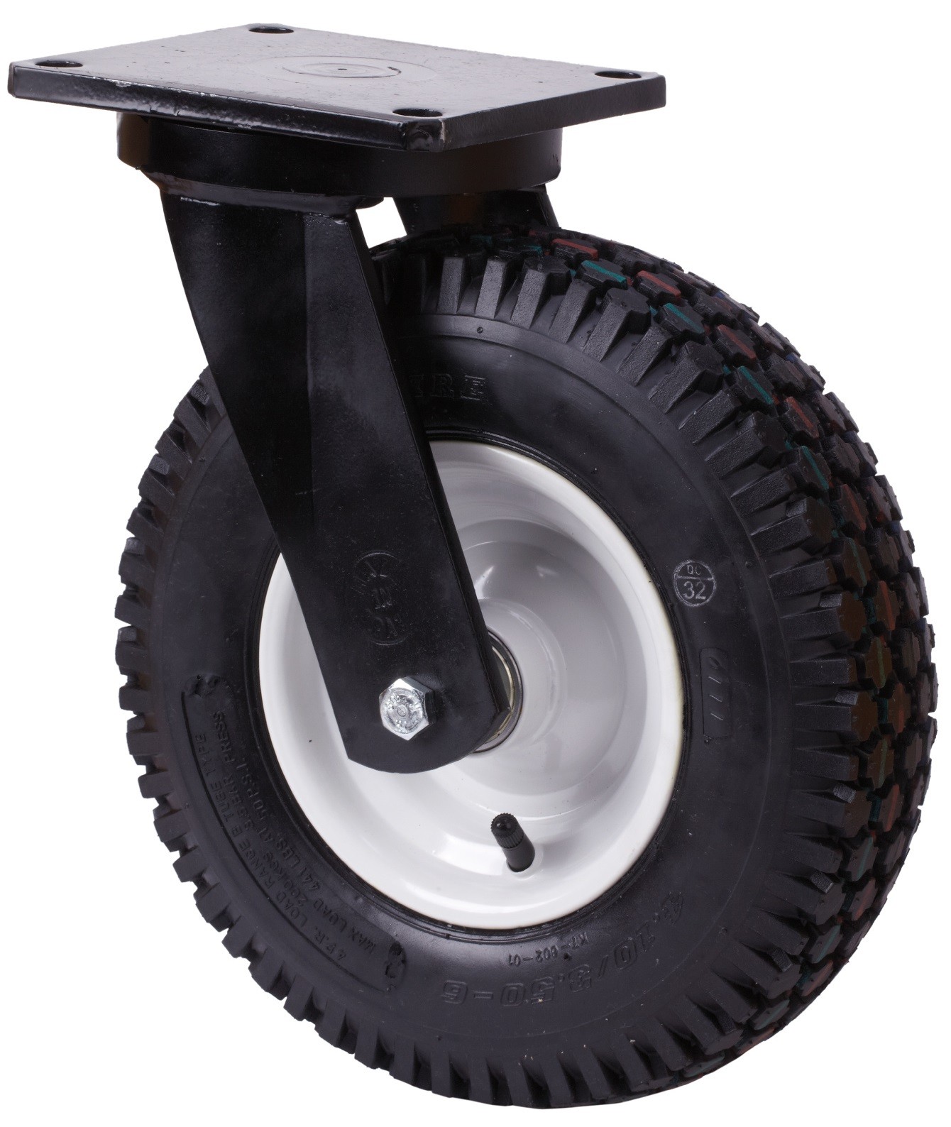 ALEX - RUEDA GIRATORIA.PLACA 10HLBI400-RITB METALICO-NEUMATICA EJE BOLAS