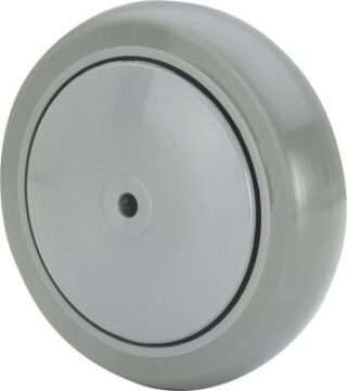 ALEX - RUEDA PUISB100CP-8-43 NUCLEO POLIP.Y BANDA POLIUR.GRIS EJE BOLAS